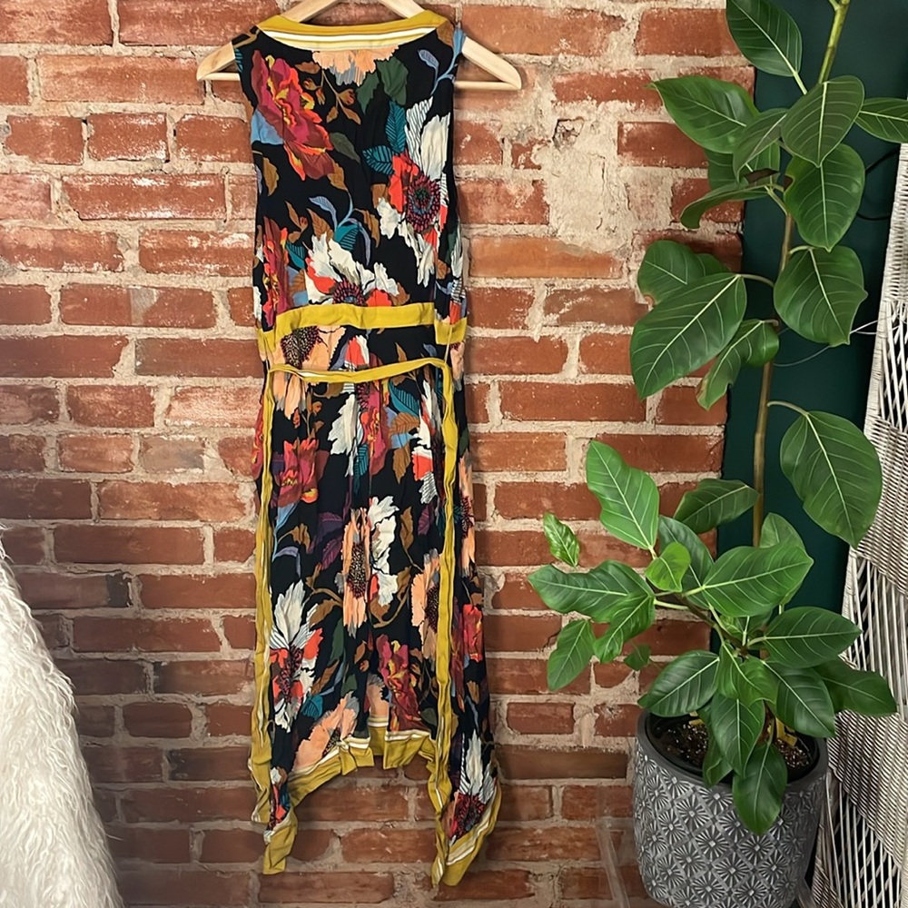NWT Anthropologie Maeve Botanica Floral Wrap Dress size 8 - Picture 9 of 10